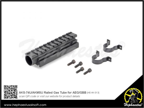 Hephaestus Railed Gas Tube For GHK AKS-74U